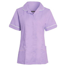 Womens Healthcare Hospital Uniform Nurse Tunic Zip Ladies Fastening Collared JKT