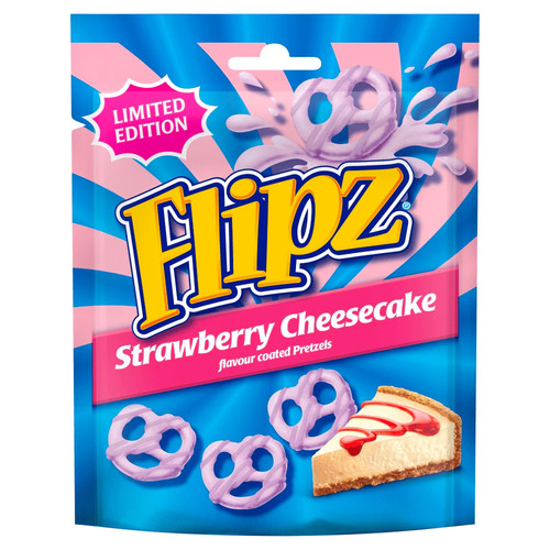 Flipz strawberry cheesecake - strawberry,