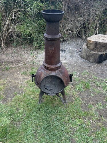 Cast iron chiminea - cast,
