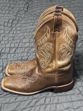 JUSTIN BOOTS Brown Leather