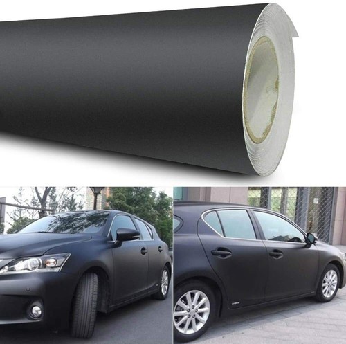 Black matt car vinyl - wrap, self
