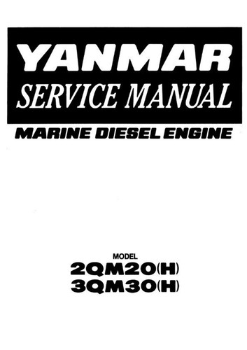 Service manual for yanmar - service,