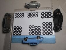 55 Replacement Tyres Lot DINKY CORGI SOLIDO TEKNO GAMA spare parts restore 1/43