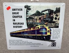 Vintage Santa Fe Railroad Sign