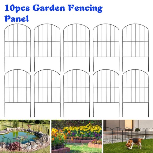 10x metal garden fencing - 10x,