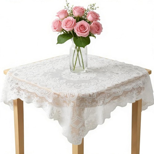 Lace tablecloth square - tablecloth,,