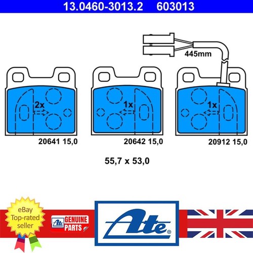 Brake pad set for - pad, alfa