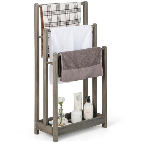 Tier grey wooden - 3-tier,