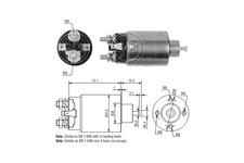 Solenoid Switch, starter for