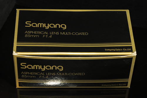 Samyang 85mm canon ef - f1.4,