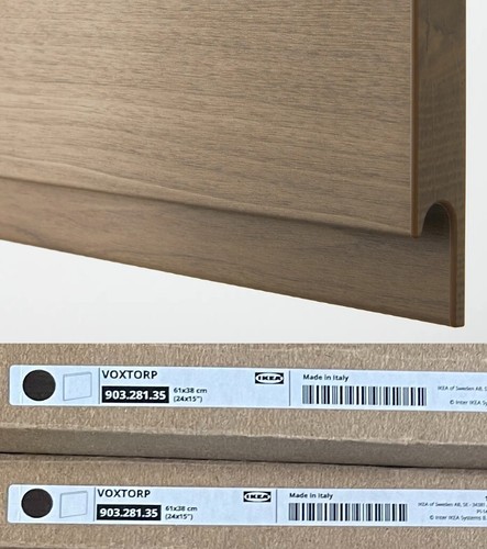 Ikea voxtorp walnut kitchen - walnut,