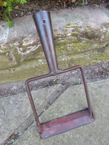Vintage dutch hoe head - dutch, garden