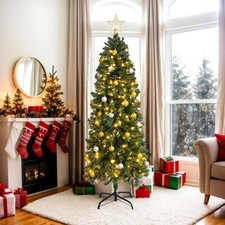 6FT Pre-Lit Artificial