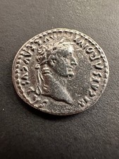 ROMAN DENARIUS OF TIBERIUS -