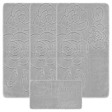 4pc Washable Rug Mat Set