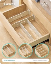 4PCS Drawer Dividers, Drawer
