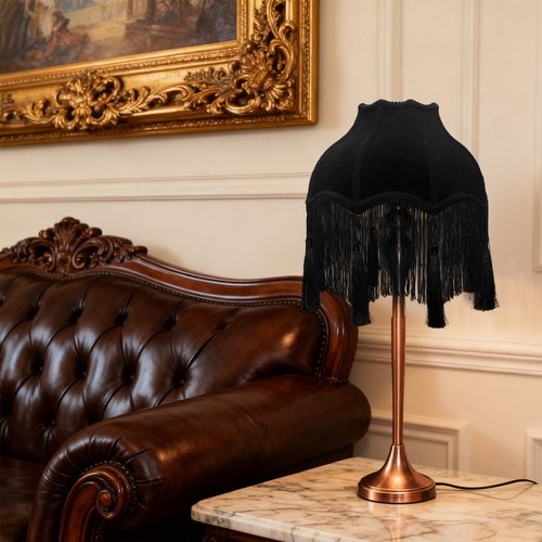 Velvet lamp shade - shade, shape