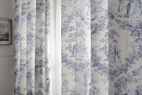 Toile jouy duvet cover - toile, de