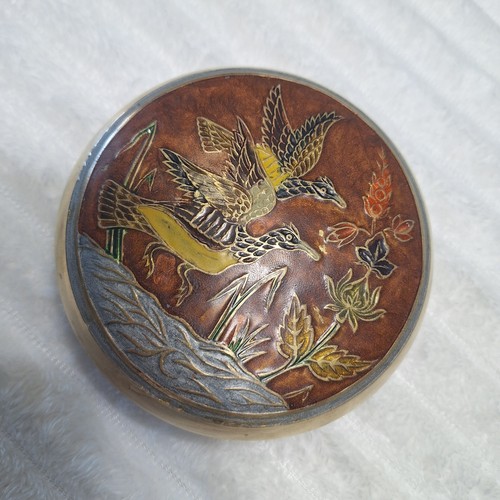 Vtg enameled brass flying - vtg,