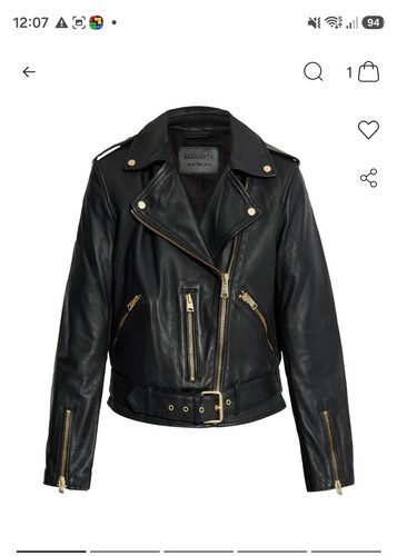 All saints leather balfern - leather,
