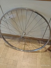 vintage chromed Raleigh Front Wheel, road Bike, racer, 1980s