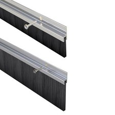 Stormguard Draught Excluder Garage Door Brush Bottom Door Seal Aluminium 2134mm