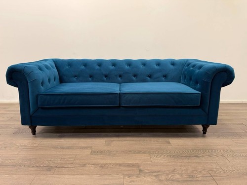 Chesterfield navy velvet - chesterfield,