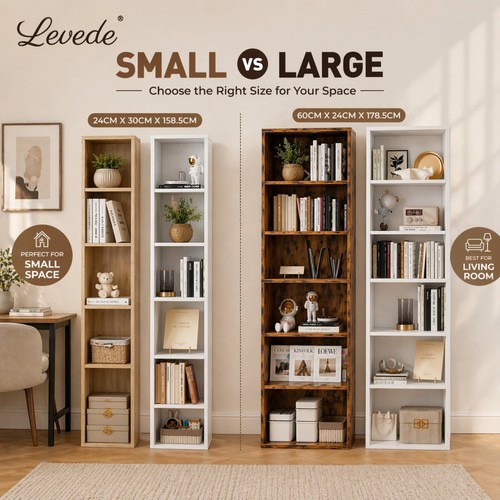 Levede bookcase tier - tier, book