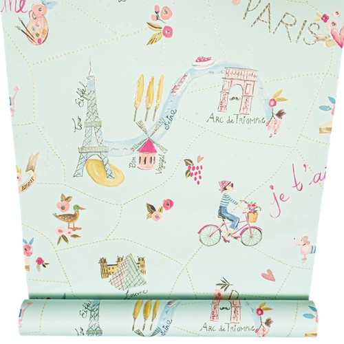 Duck egg paris wallpaper - duck,