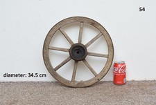 Vintage old wooden cart wagon