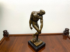 Sculpture bronze a male - ,