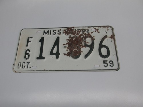 1959 truck license plate - 1959,