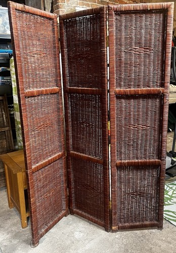 Tri fold rattan - tri-fold, screen/room