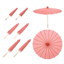 6 Pcs Paper Umbrellas