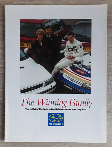 Subaru legacy svx brochure - subaru,