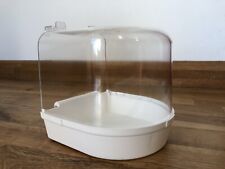 Bird Bath White - Finch, Canary, Budgie Ect 13 x 13 x13 - Hook On External Cage