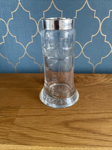 George cut glass vase - george, v