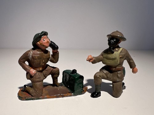 Model soldiers ww2 radio - ww2,