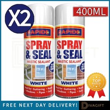 2x WHITE MASTIC SEALANT 400ML