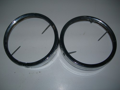 Chrome headlamp rim - headlamp,