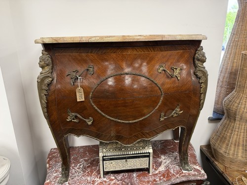 French kingwood bombe chest - kingwood,