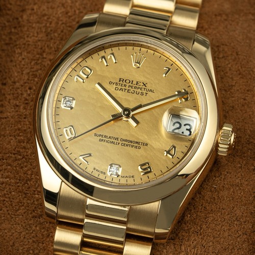 Rolex datejust 31mm 18k yellow - 18k,