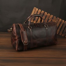 Oversized Dark Brown Weekender