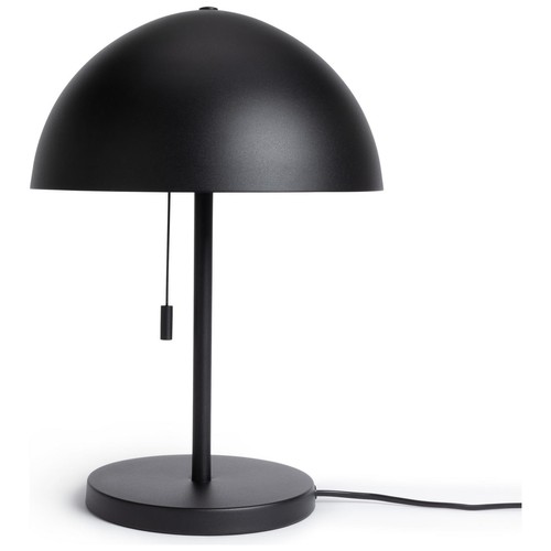 Black mushroom table lamp - black,