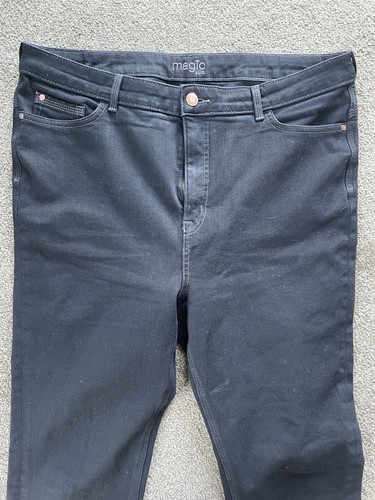 Magic black jeans slim leg - m&s,