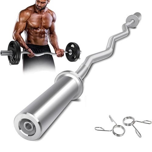 4ft olympic barbell ez - 2", curl