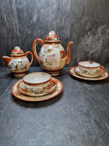 Japanese kutani porcelain tea - kutani,