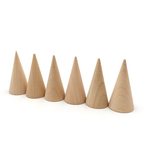 10x jewellery wooden cone - 10x,
