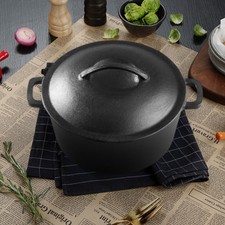 Cast Iron Casserole Dish Pot