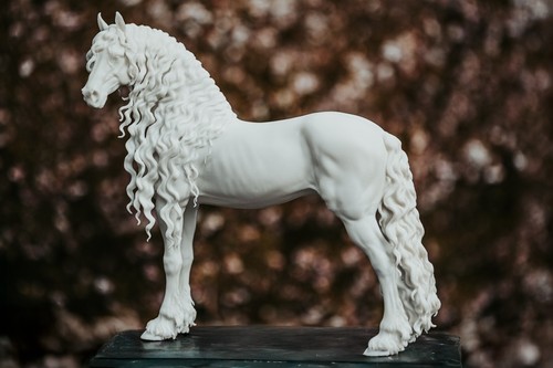 Artist resin model - , horse